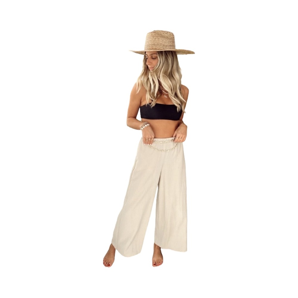Show Me Your Mumu K ick Back Pants in Sand NWT - Picture 2 of 4